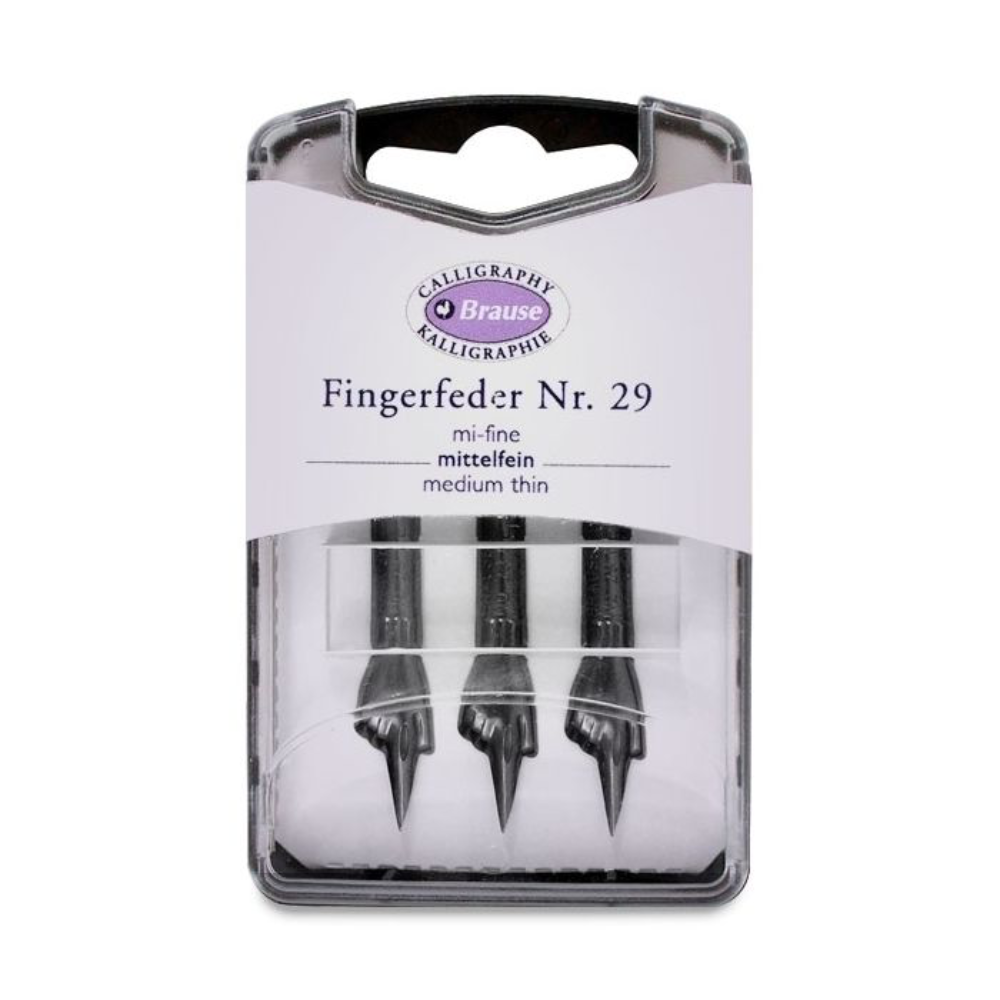 Brause Index Finger Script Calligraphy Nibs (Set of 3)