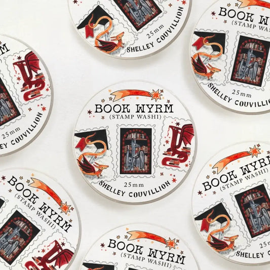 Shelly Couvillion Stamp Washi Tape - Book Wyrnn
