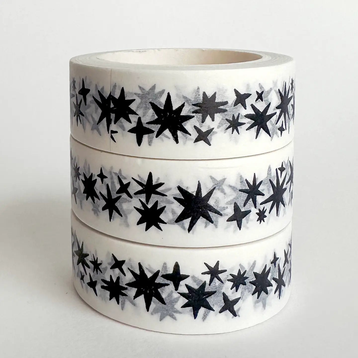 Shelly Couvillion Washi Tape - Stars Black and White