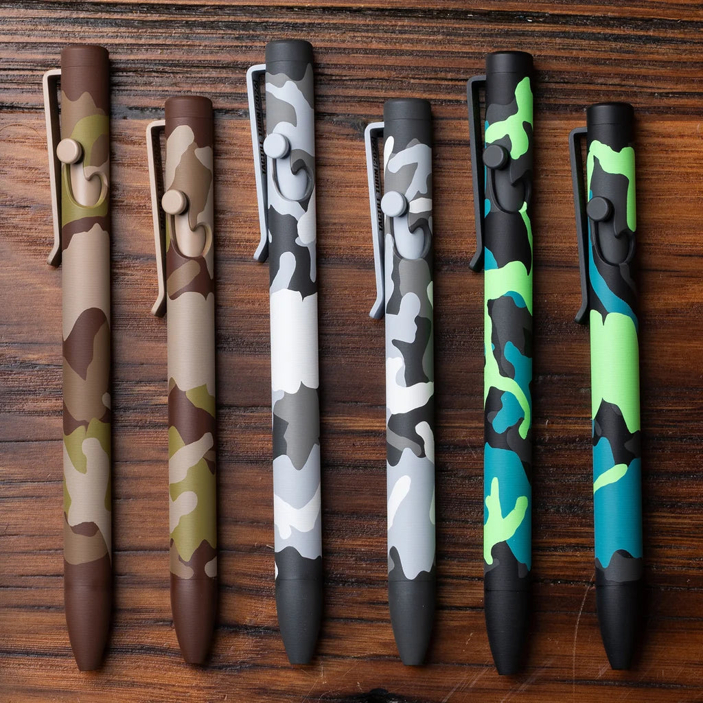 Tactile Turn Short Bolt Action Pen - Camo Grey (Seasonal Release)