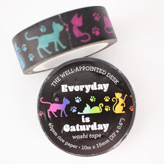 Well Appointed Washi Tape - Everyday is Caturday