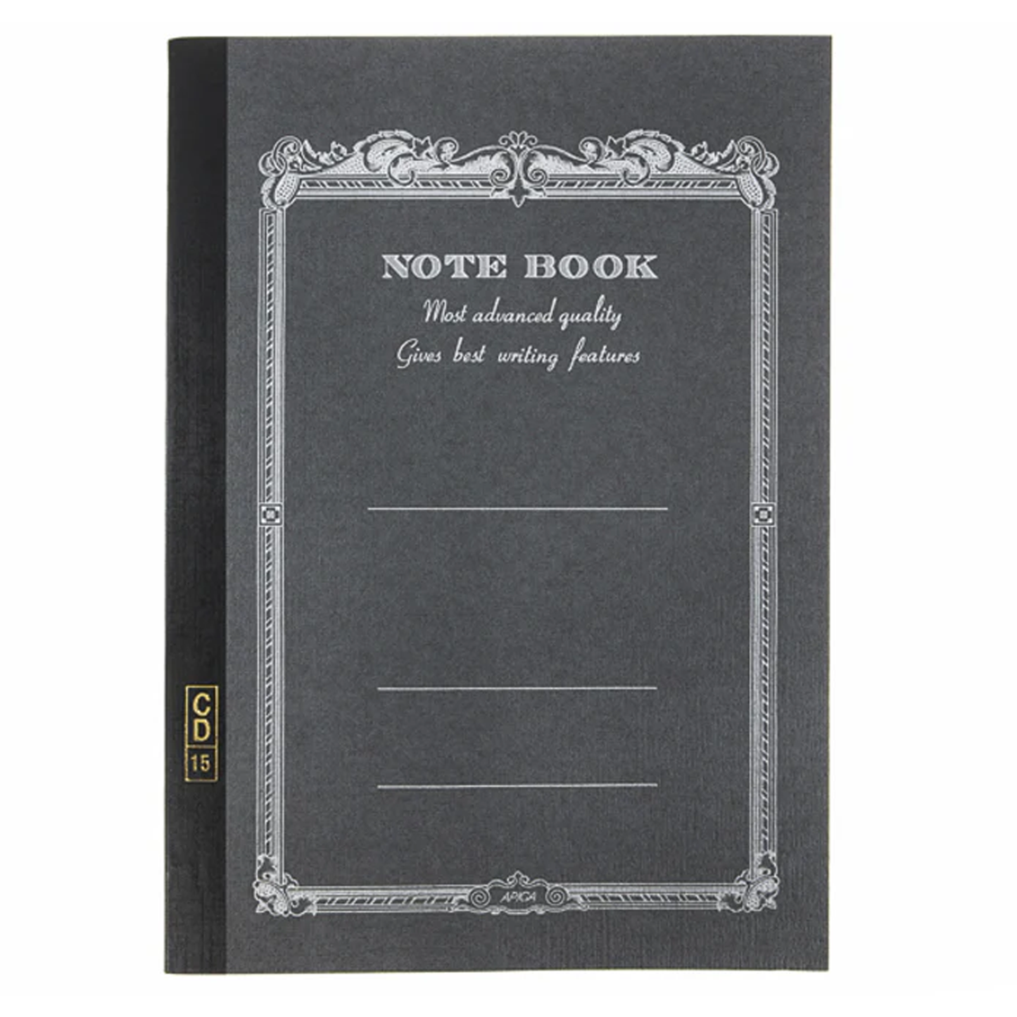 Apica CD Notebook Semi B5 - Charcoal (Lined)