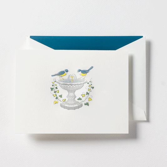 Crane Birdbath Note (10 ea)