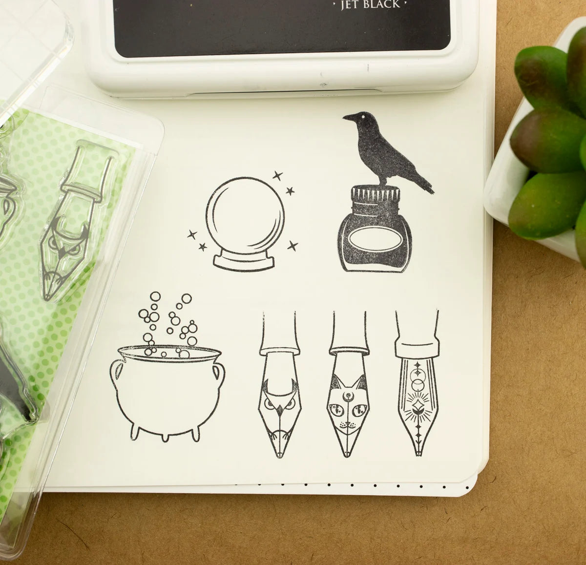 Well Appointed Desk Clear Stamp Set - The Unfamiliars (6 Stamp Designs)