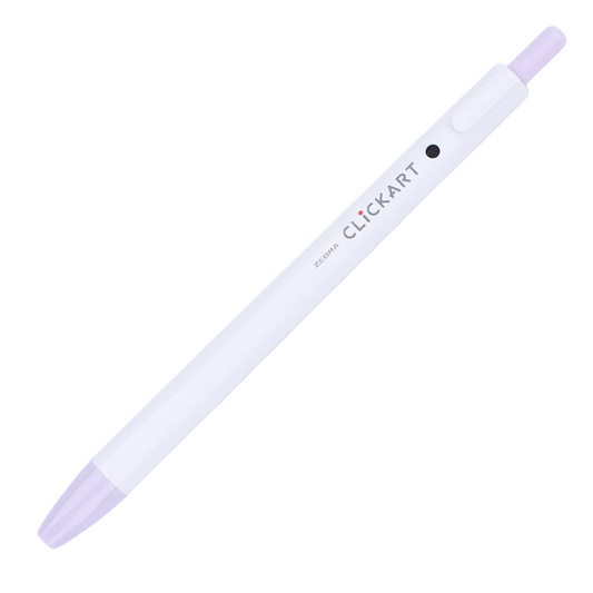 ZEBRA CLiCKART Retractable Marker - Lilac (0.6mm)