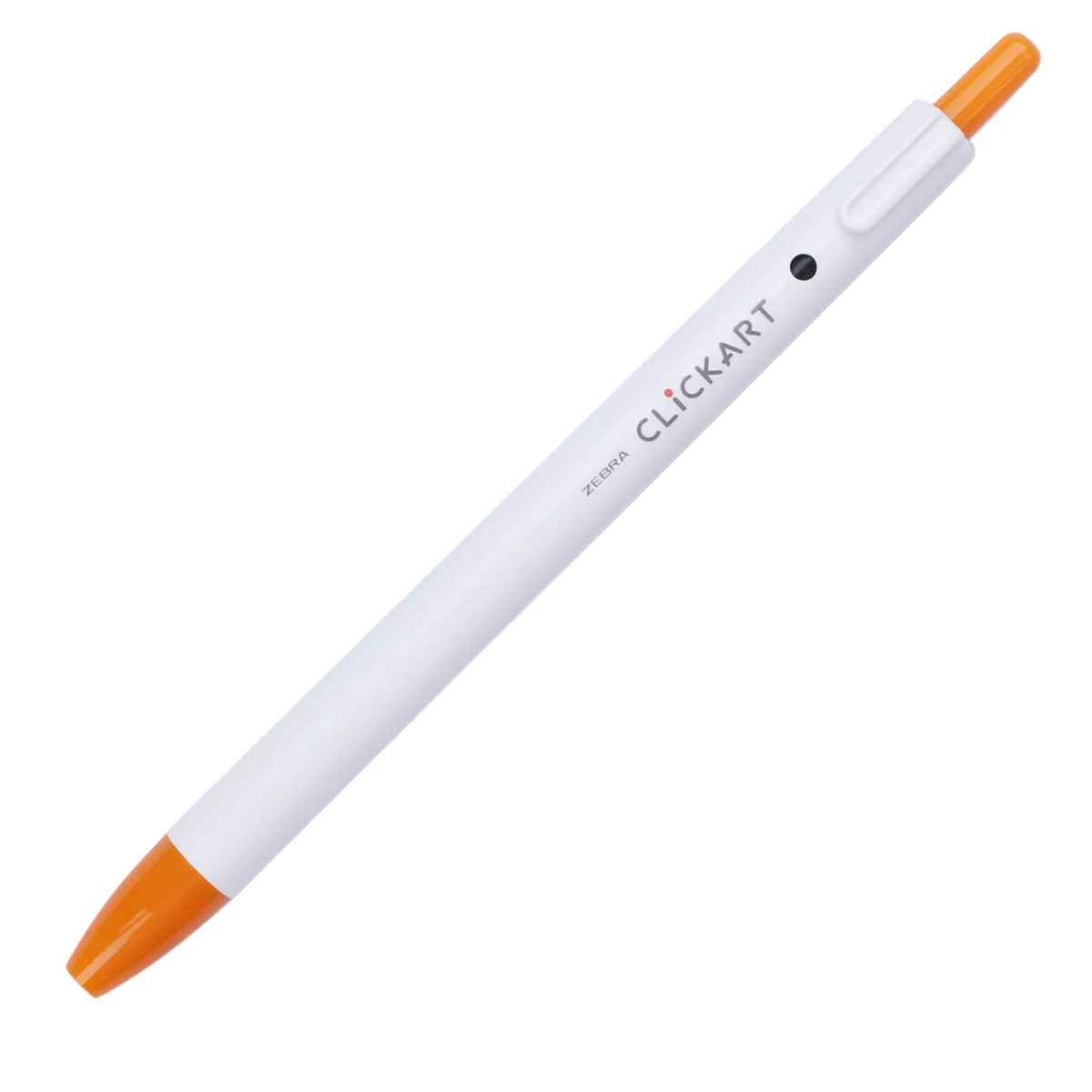 ZEBRA CLiCKART Retractable Marker - Orange (0.6mm)