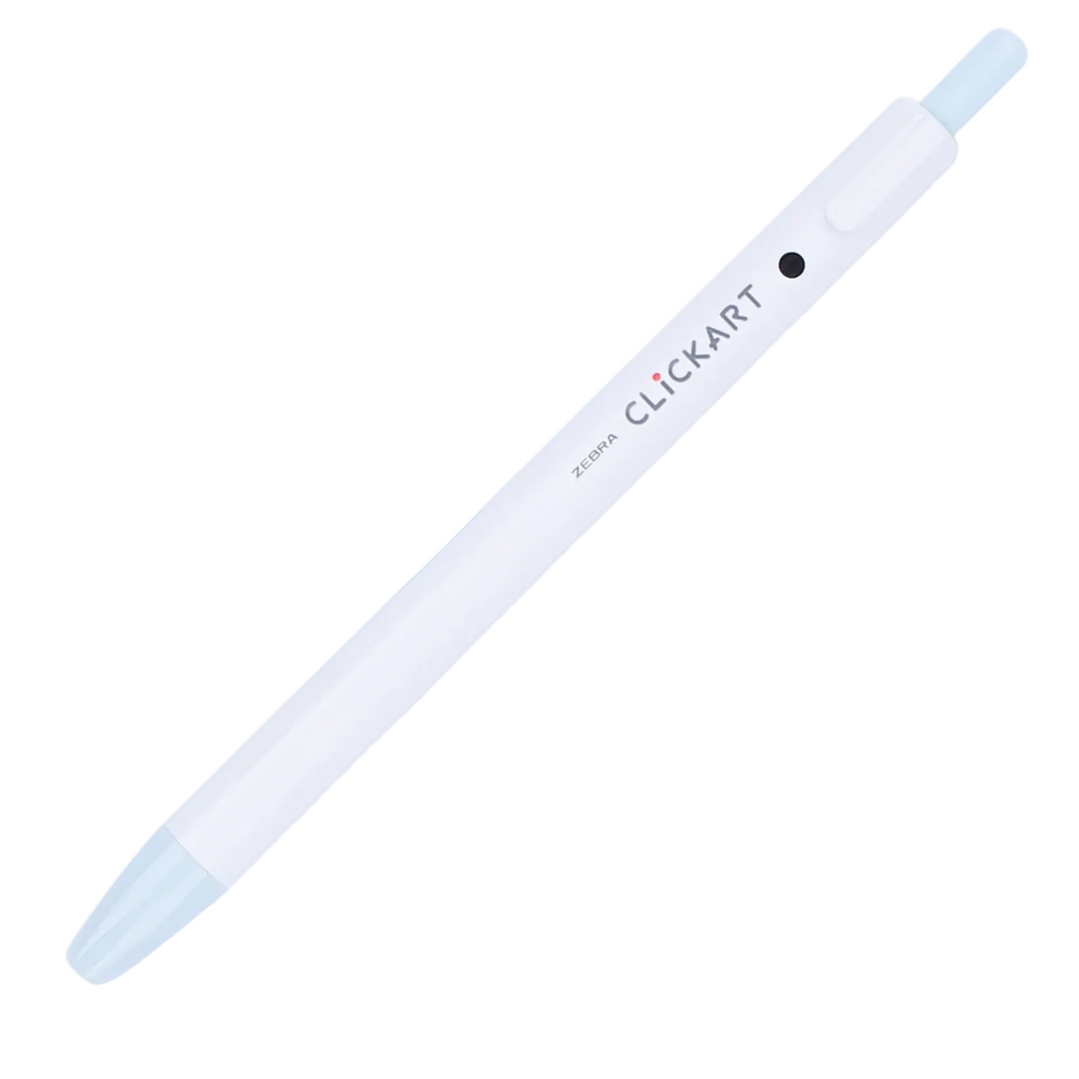 ZEBRA CLiCKART Retractable Marker - Powder Blue (0.6mm)