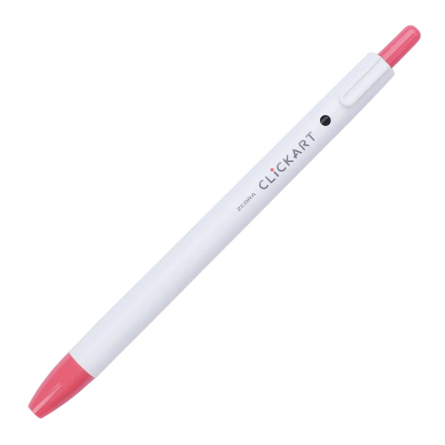 ZEBRA CLiCKART Retractable Marker - Salmon Pink (0.6mm)