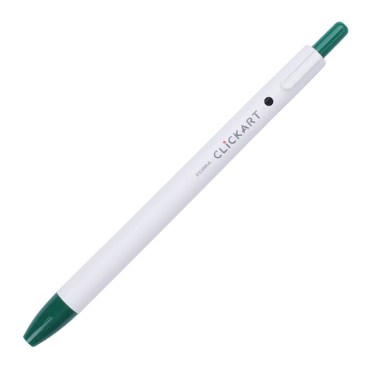 ZEBRA CLiCKART Retractable Marker - Viridian (0.6mm)