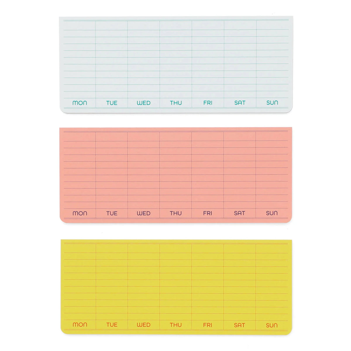 Hightide PENCO Sticky Memo Weekly Pad - Pink