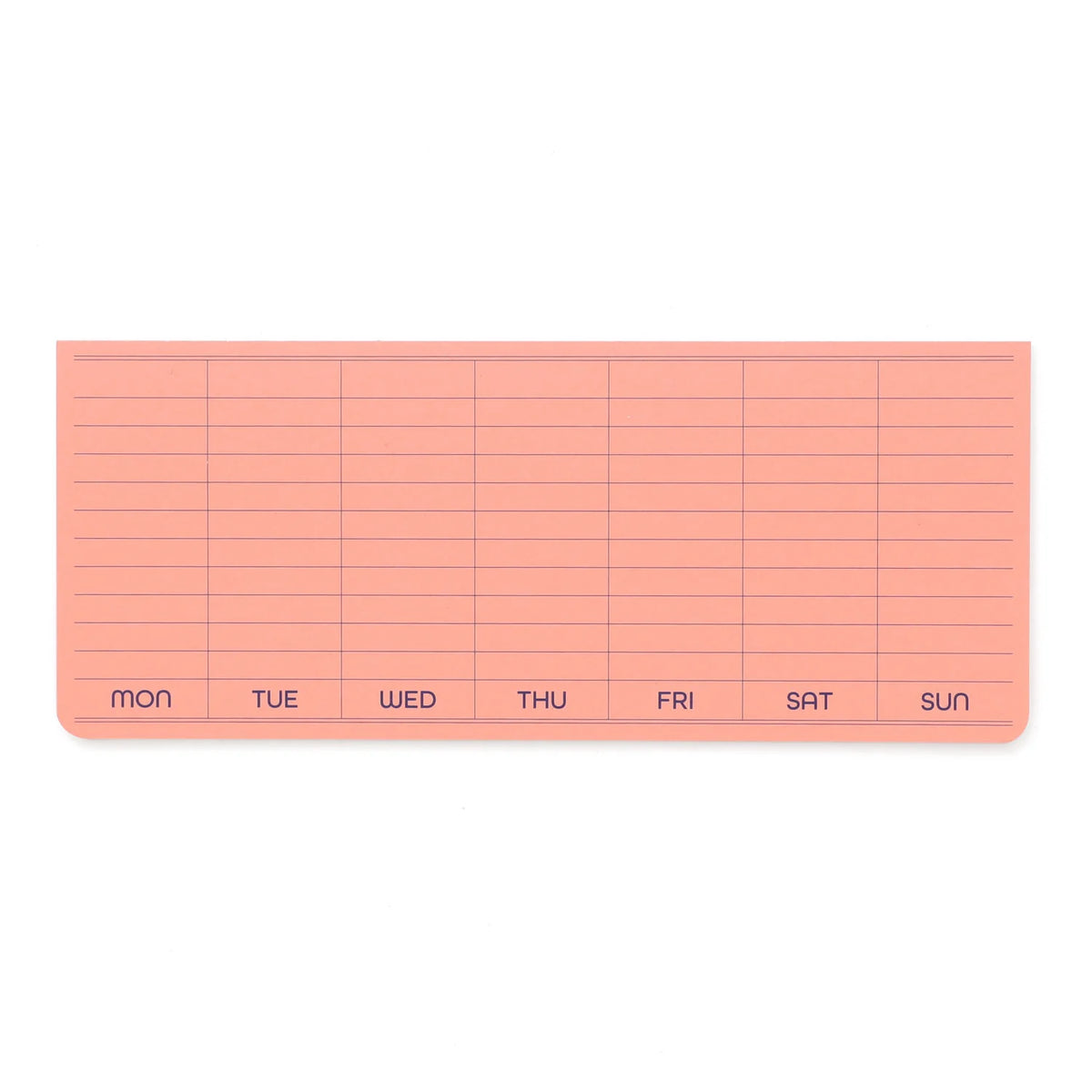 Hightide PENCO Sticky Memo Weekly Pad - Pink