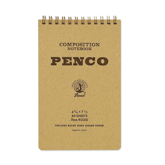 Hightide PENCO Coil Notepad - Natural