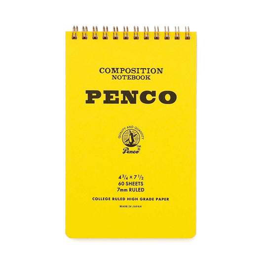 Hightide PENCO Coil Notepad - Yellow