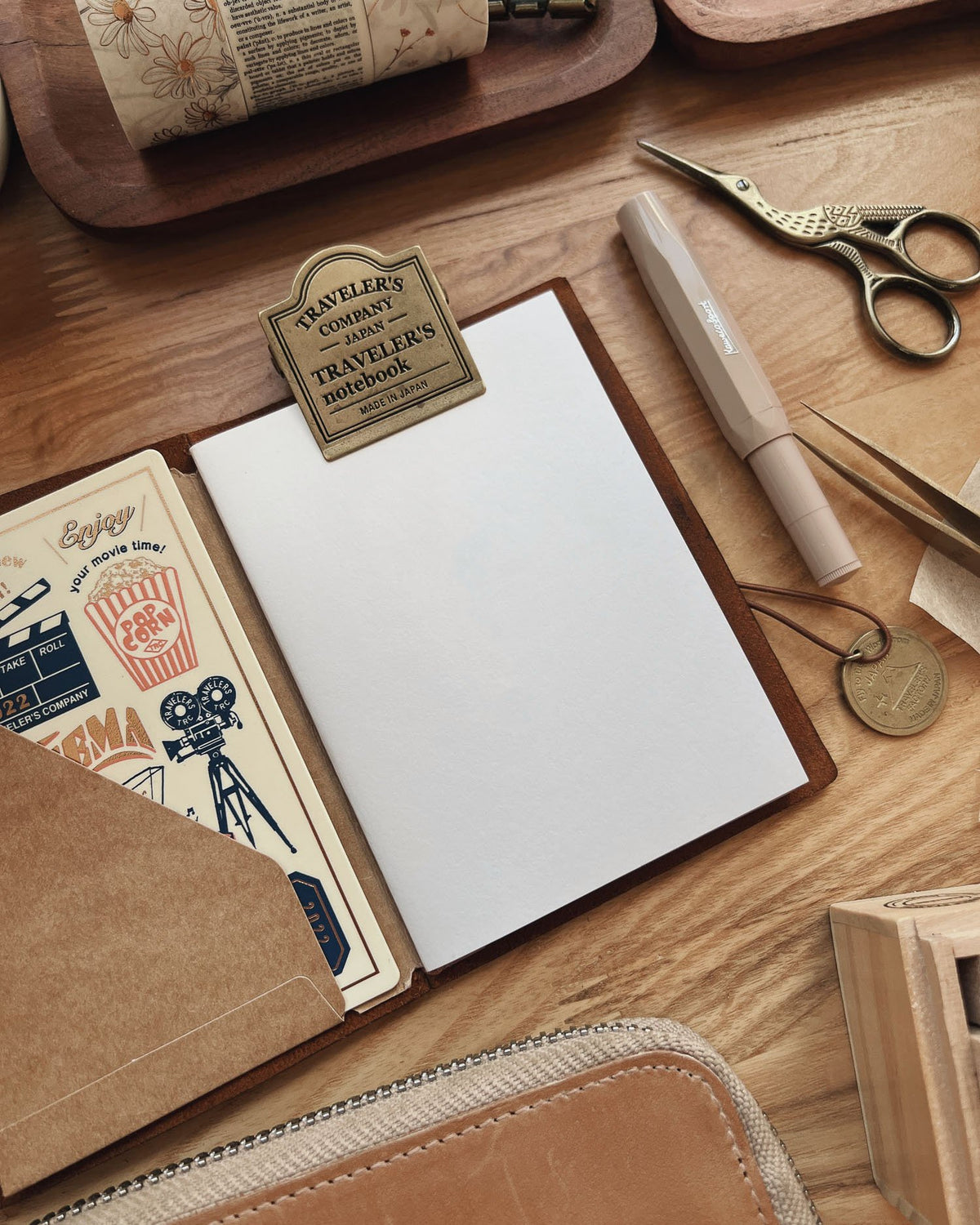Sarica Studio Passport TN Notebook - Cream