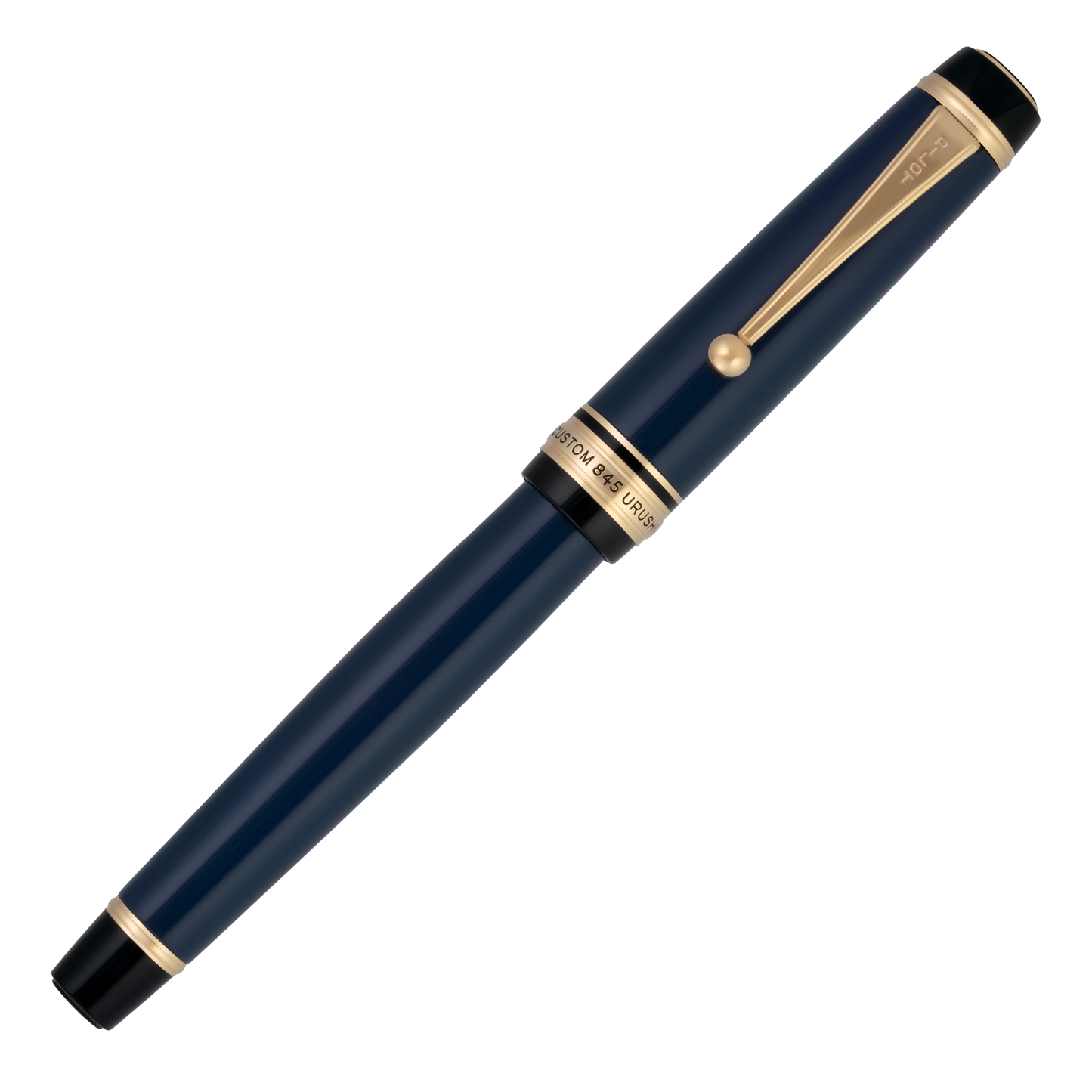 Pilot Custom 845 Urushi Fountain Pen - Prussian Blue with Gold Trim