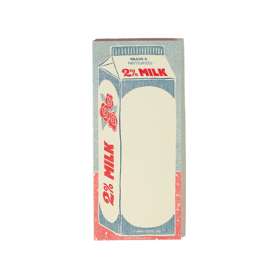 Bromstad Printing Risograph Notepad - 2% Milk