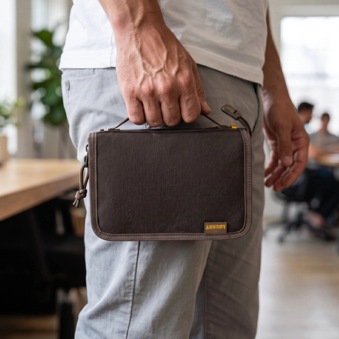 LOCHBY A6 Field Folio - Brown