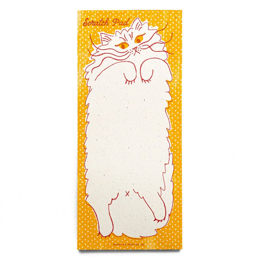 Bromstad Printing Risograph Notepad - Scratch Pad Cat