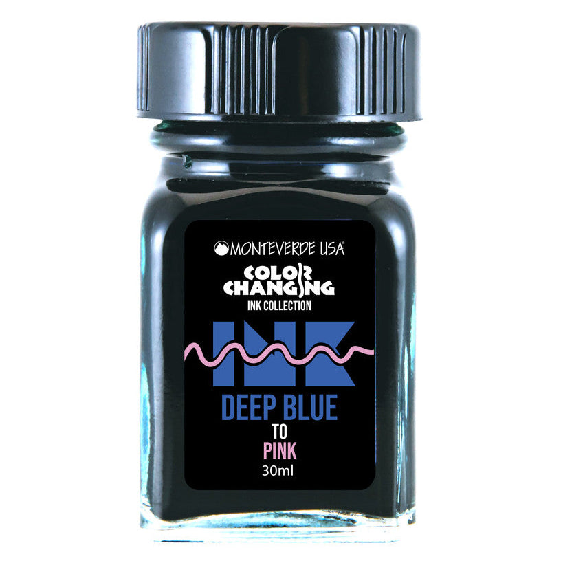Monteverde Deep Blue to Pink (30ml) Bottled Ink (Color Changing Ink)