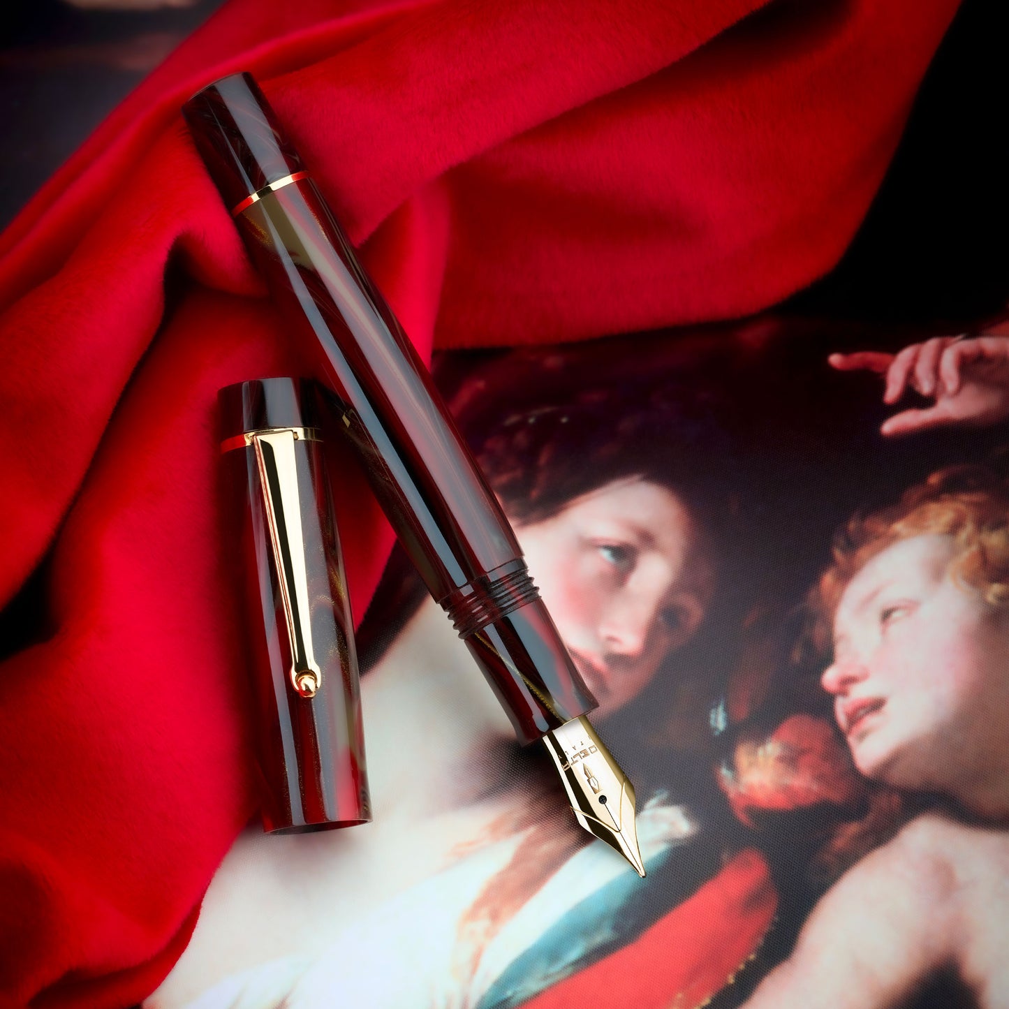Delta Signs of the Time Fountain Pen - Barocco (Numbered Edition)