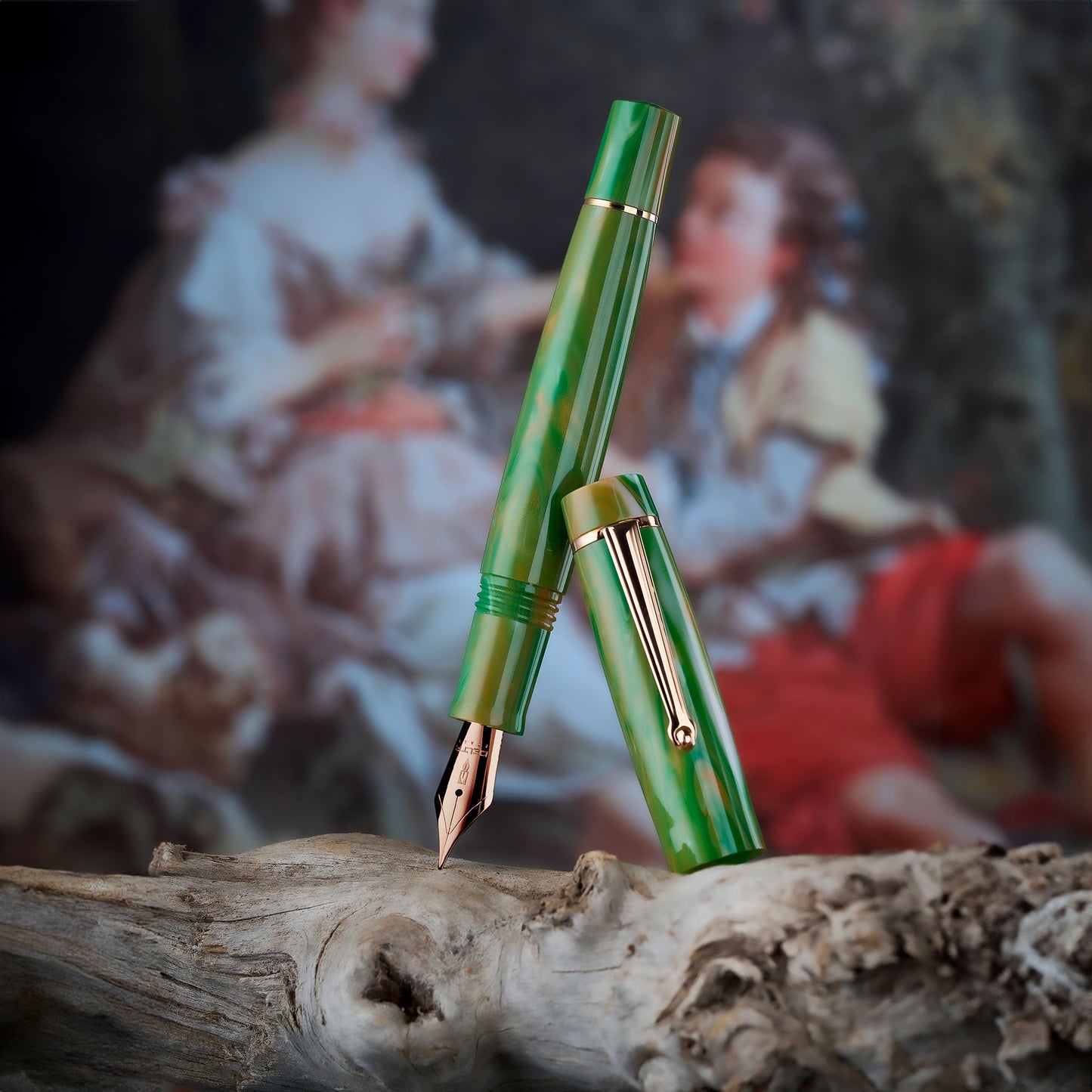 Delta Signs of the Time Fountain Pen - Rococo (Numbered Edition)