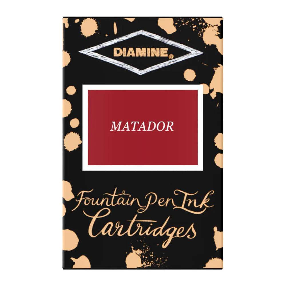 Diamine Matador Ink Cartridges (Set of 18)
