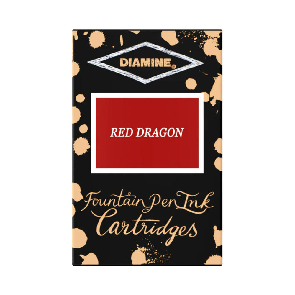 Diamine Red Dragon Ink Cartridges (Set of 18)