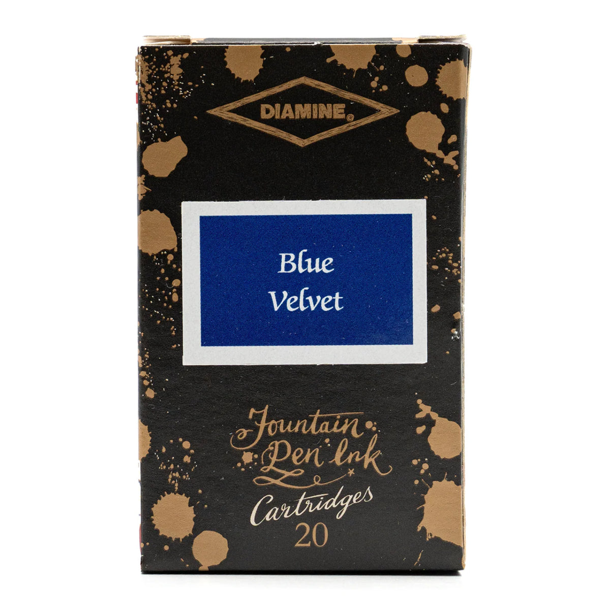 Diamine Blue Velvet Ink Cartridges (Set of 20) - 150th Anniversary