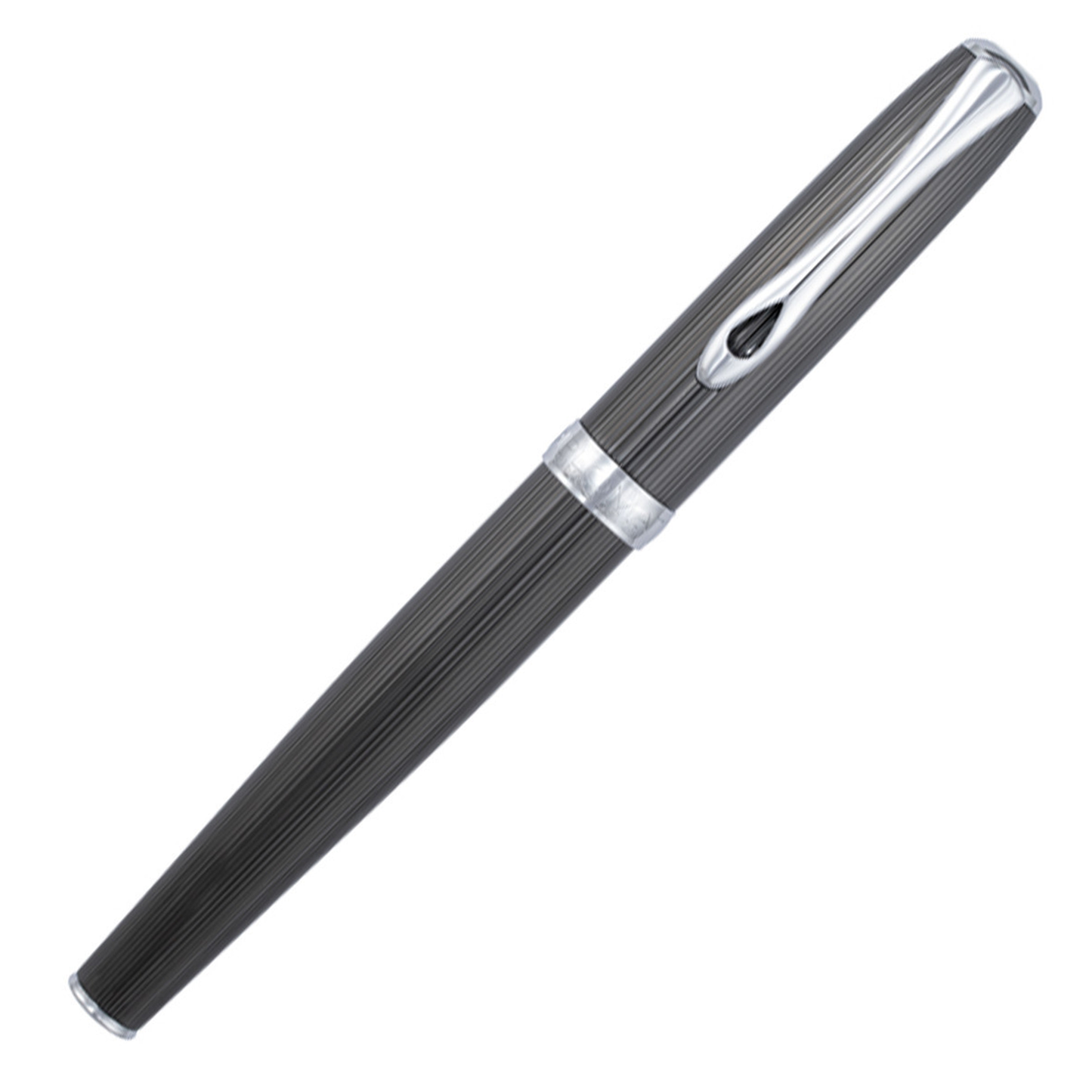 Diplomat Excellence A2 Rollerball - Guilloche Black with Chrome Trim