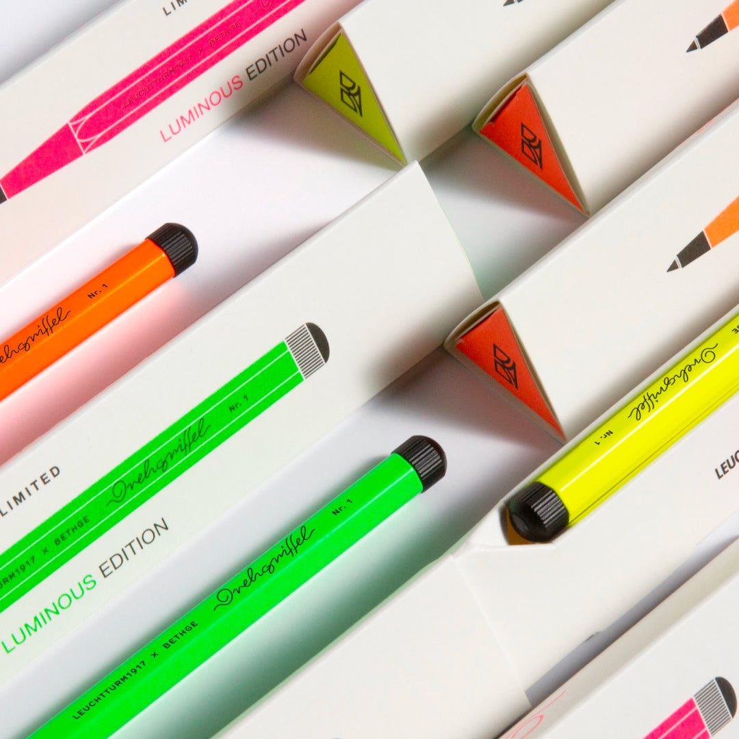 Leuchtturm1917 x Bethge Drehgriffel Nr. 1 Luminous Edition Ballpoint - Green (Limited Edition)