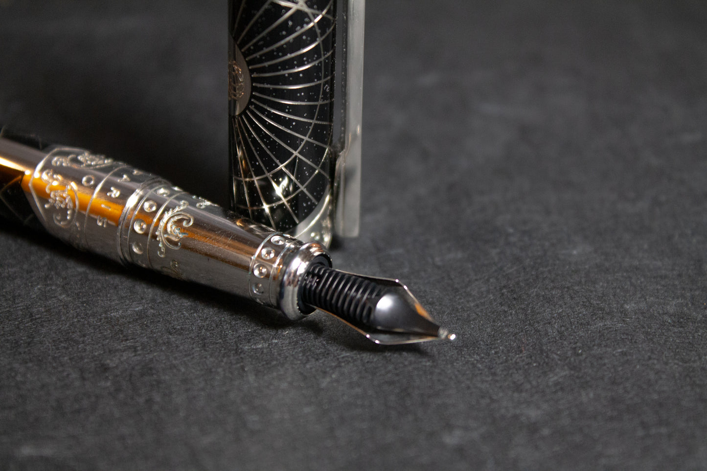Pre-Owned S.T. Dupont Neo Classique Shoot the Moon Fountain Pen Medium