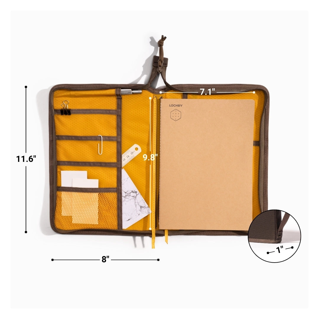 LOCHBY B5 Field Folio - Brown