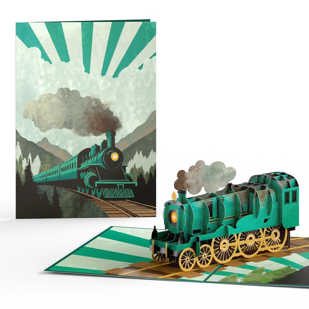 Lovepop Pop-Up Card - Classic Train