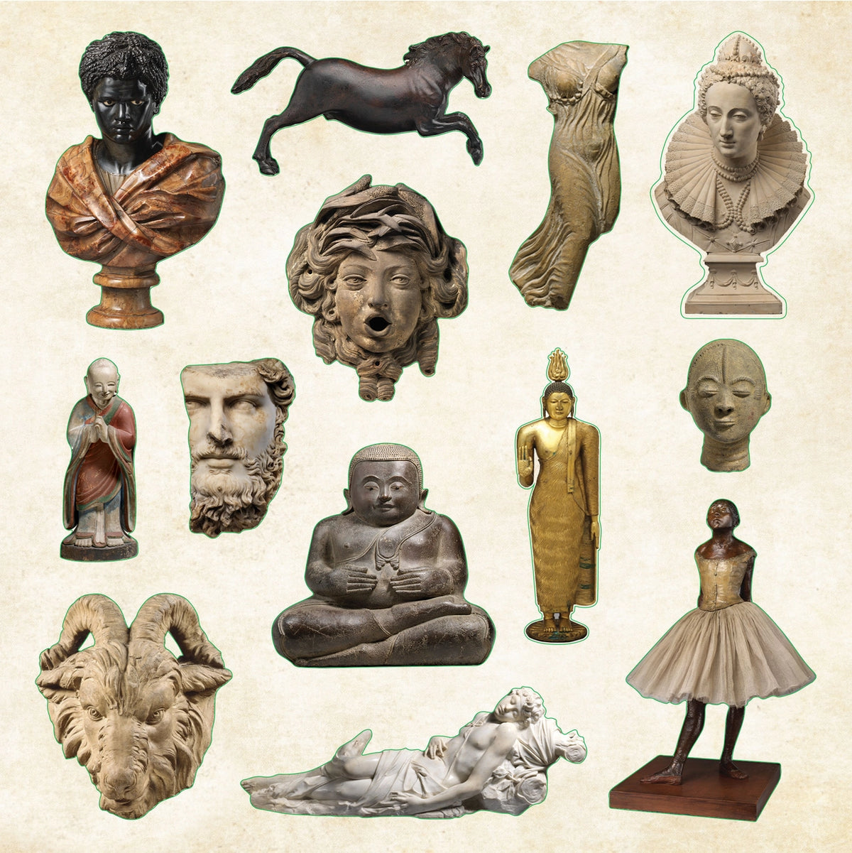 Museum Treasures Sticker Book