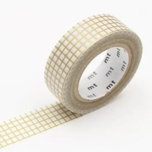 MT Masking Tape - Tape Single - Graph Hougan Gold (15mm)