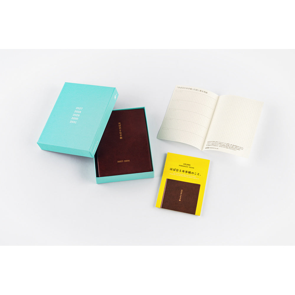 Hobonichi A6 5-Year Techo Book (2027-2031) (Japanese)