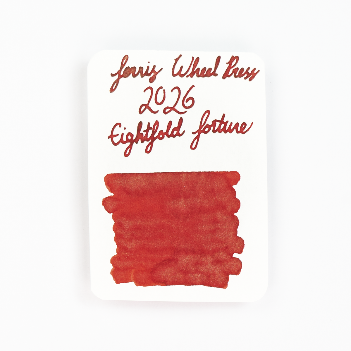 Ferris Wheel Press Fete Chinoise - Eightfold Fortune (20ml) Bottled Ink - 2026 Lunar New Year Edition