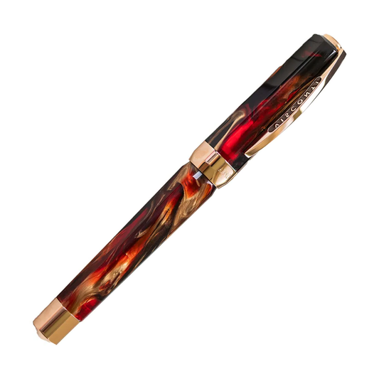 Visconti Opera Master Fountain Pen - Firestorm with Rose Gold Trims (Limited Edition)