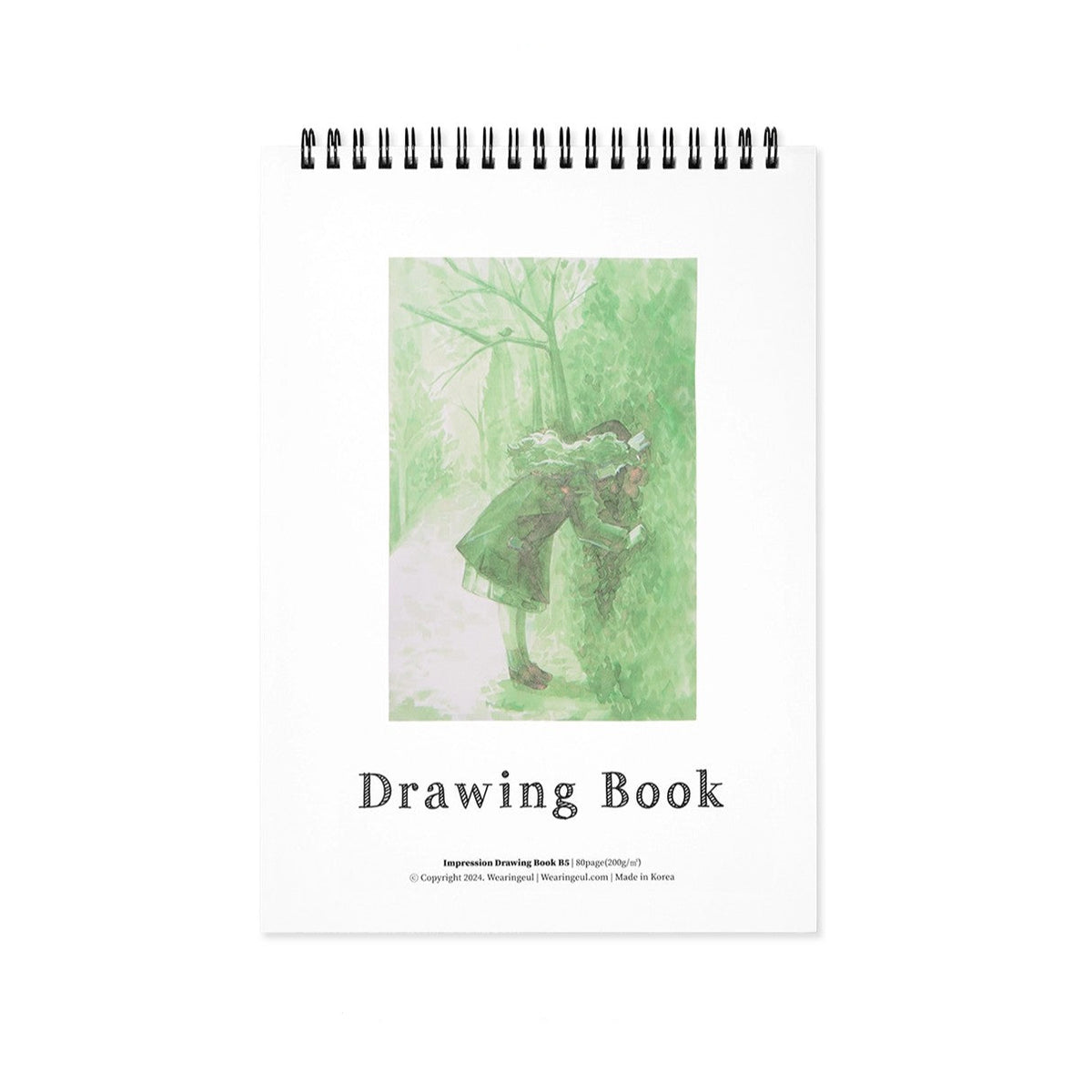 Wearingeul Impression Drawing Book - B5 Size (40 Sheets)