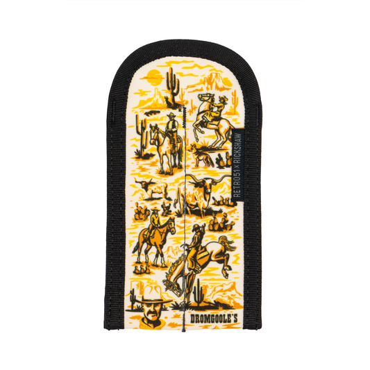 Rickshaw Bagworks 2-Pen Coozy Sleeve - Giddy Up - Brown (Retro 51 Design - Dromgoole's Exclusive)