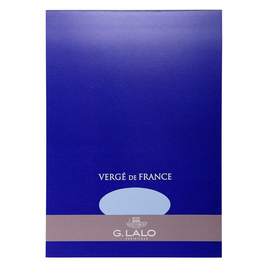 G. Lalo Verge de France A4 Stationery Writing Pad - Blue