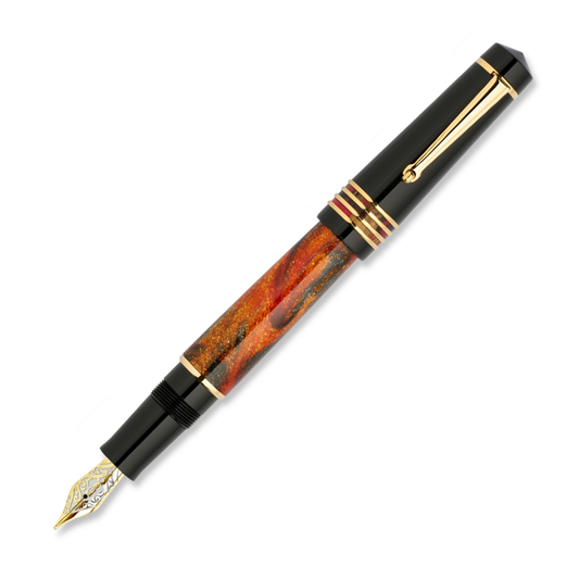 Delta DV 14KT Original Mid-Size Fountain Pen - Glow Up