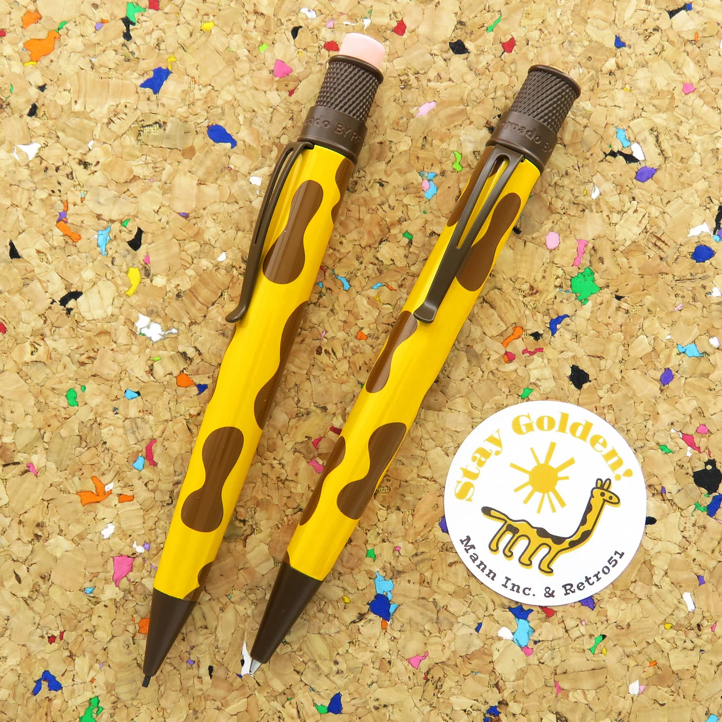 Retro 51 Collection Tornado Rollerball & Pencil Gift Set - Goldy (Mann Inc Exclusive) (A/P)