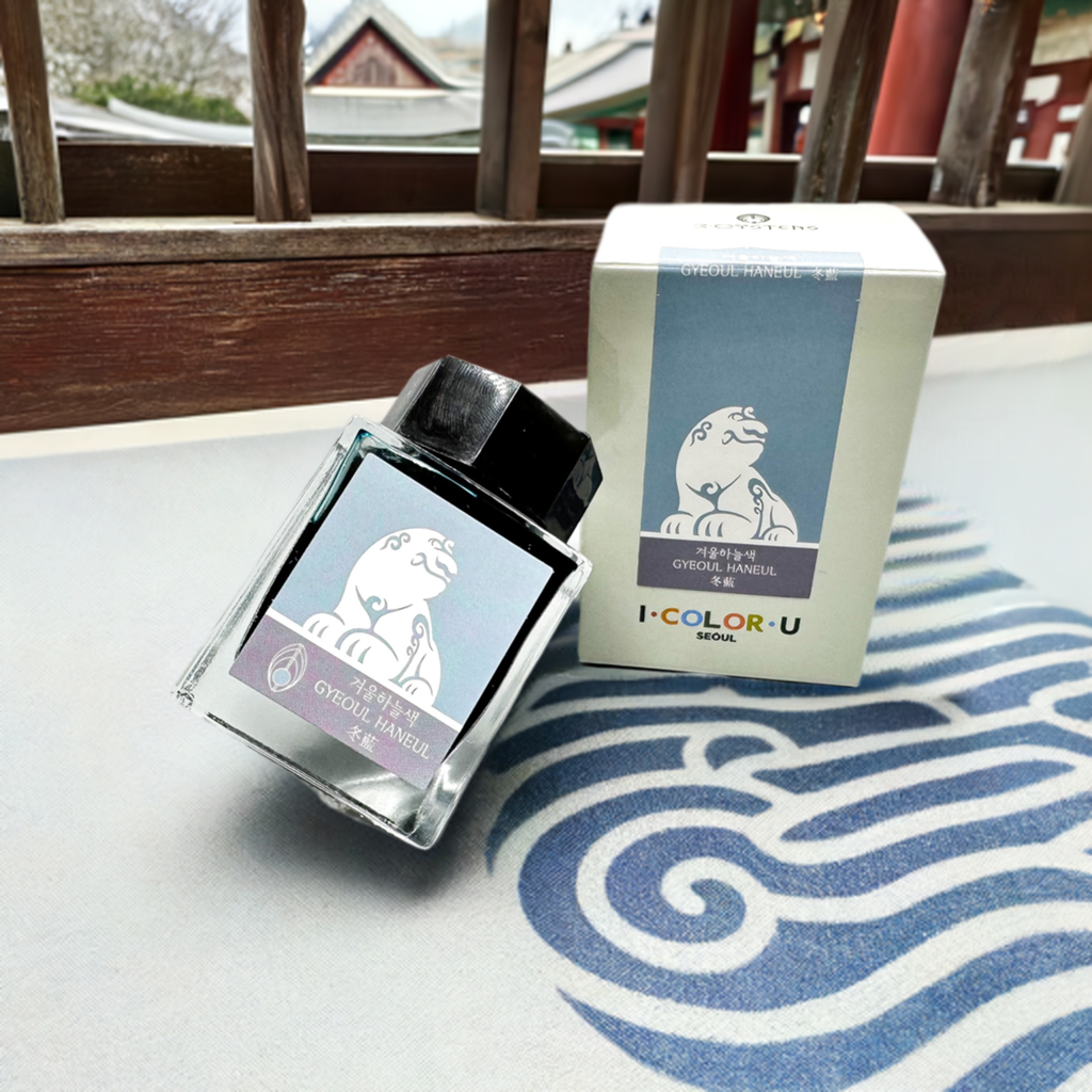 3 Oysters Gyeoul Haneul Winter Sky (38ml) Bottled Ink (I-Color-U)