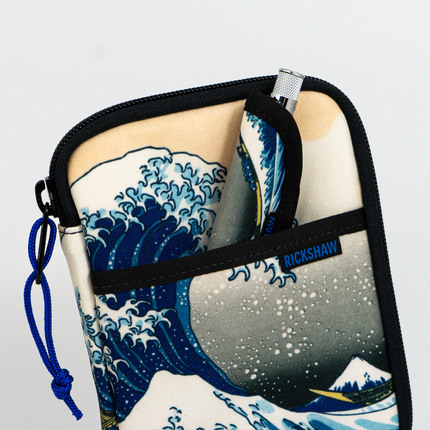 Rickshaw Bagworks Fillmore Pen Case - Hokusai Great Wave