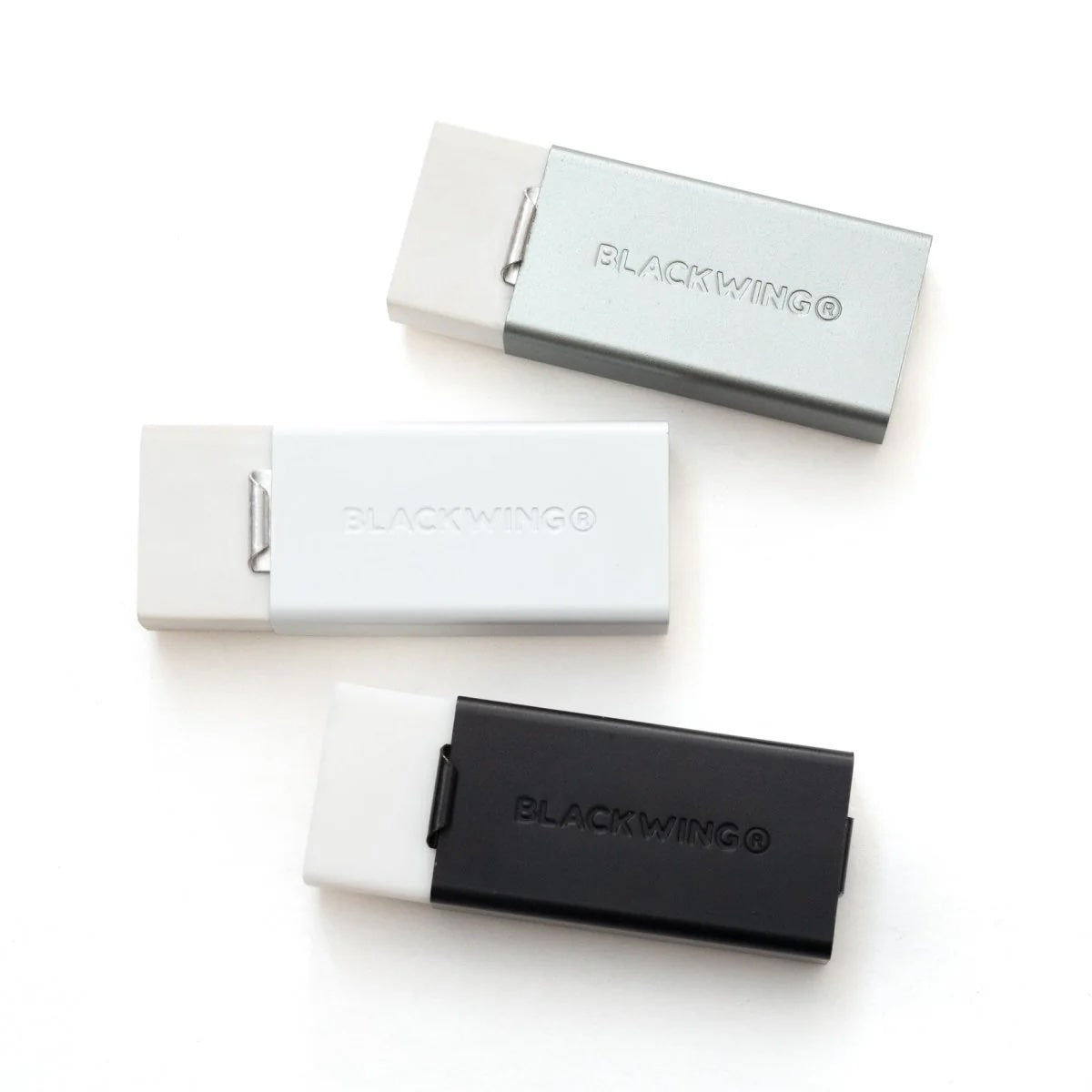Blackwing Soft Handheld Eraser + Holder - Grey