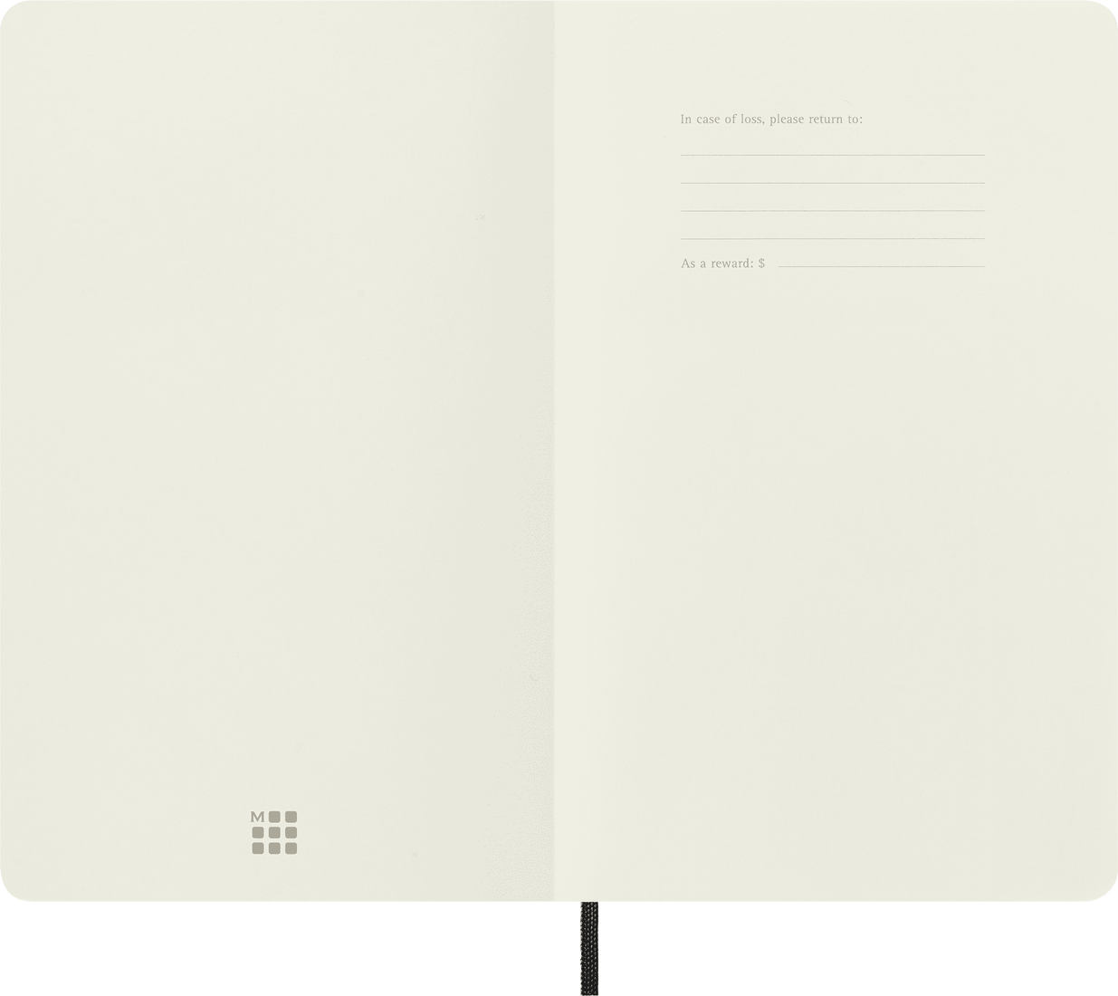 Moleskine Large Softcover Classic Dotted Notebook - Black