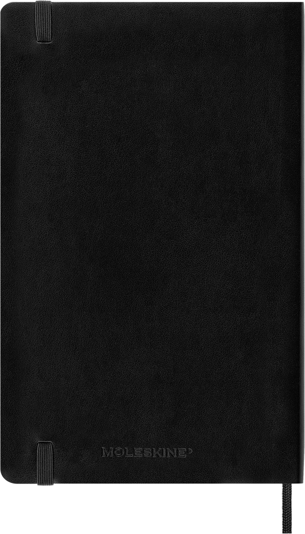 Moleskine Large Softcover Classic Dotted Notebook - Black