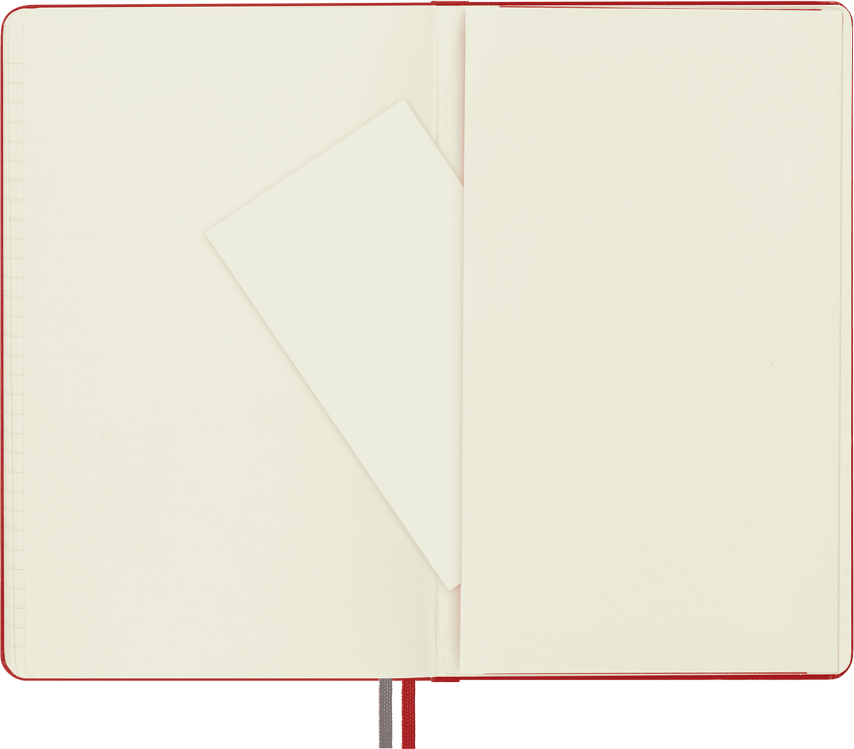 Moleskine Classic Expanded Large Hardcover Notebook - Scarlet Red Ruled