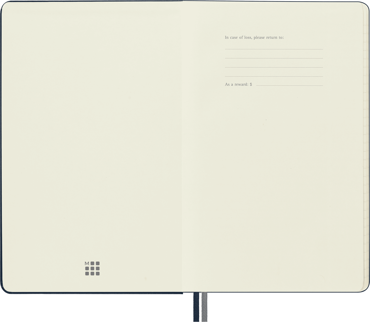 Moleskine Large Hardcover Classic Expanded Ruled Notebook - Sapphire Blue